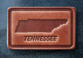 Leather Magnet - State of Tennessee