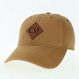 ATV Leather Strap Hat - Golden Wheat w Leather Diamond