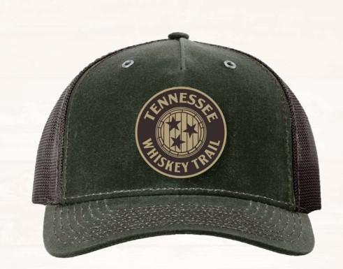 Richardson TN Tri Star Hat - Dark Olive/Coffee