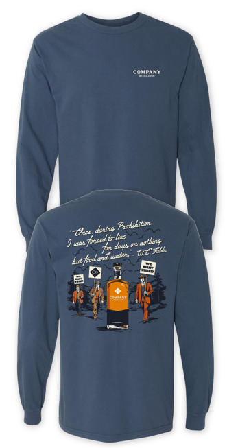 LS - Food and Water/Center Stacked Midnight