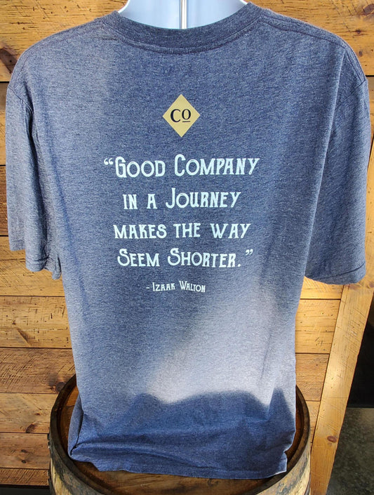 SS Custom Quote Shirt - Good Company in a Journey
