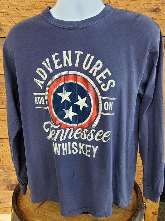 LS - Adventures on TN Whiskey/Center Stacked NAVY