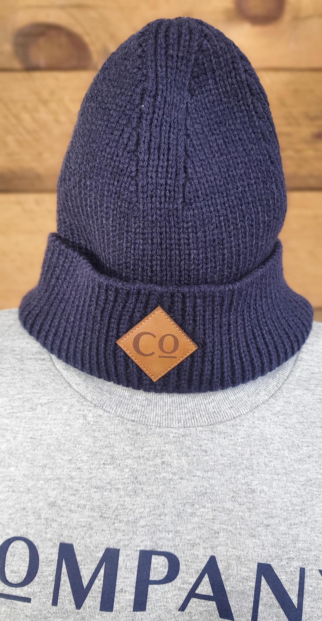 Richardson Waffle Cuffed Beanie - Navy
