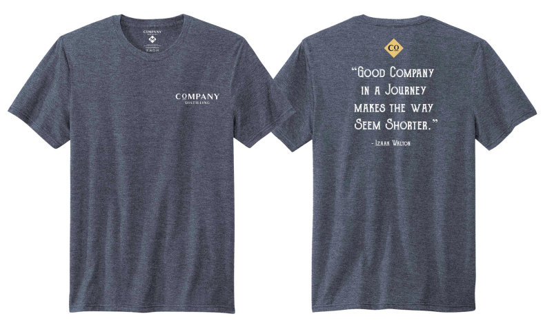 SS Custom Quote Shirt - Good Company in a Journey